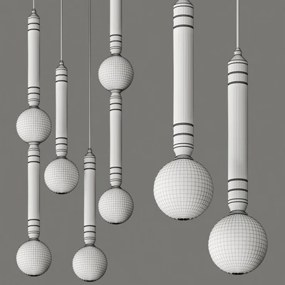 Marc Wood Studio Greenstone Pendant Lamps — Ver 2