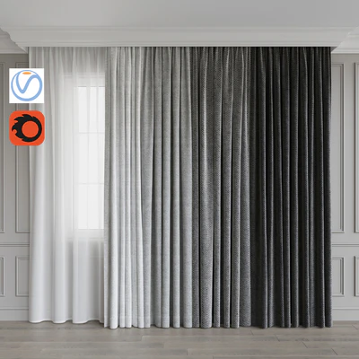 A set of curtains 9. Gray gamma — Ver 1