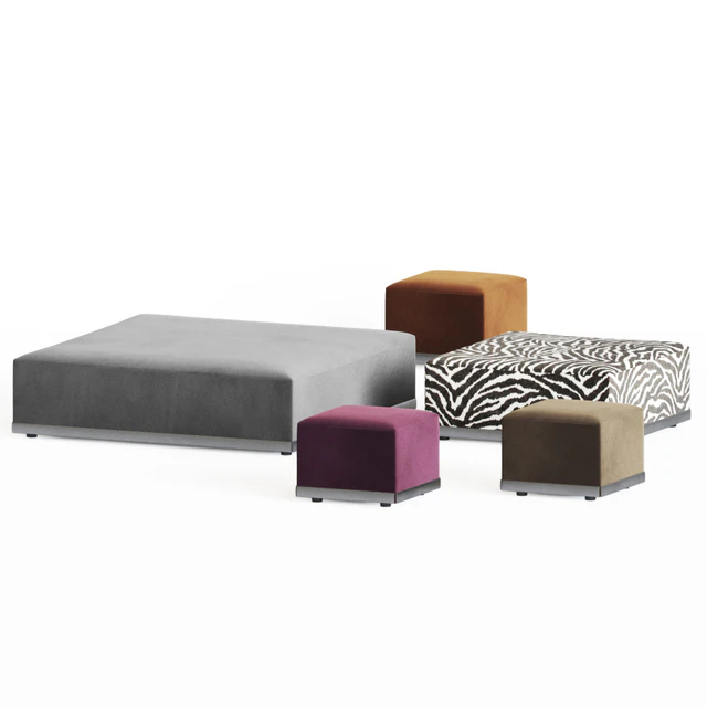 Minotti West Ottoman Set — Скачать