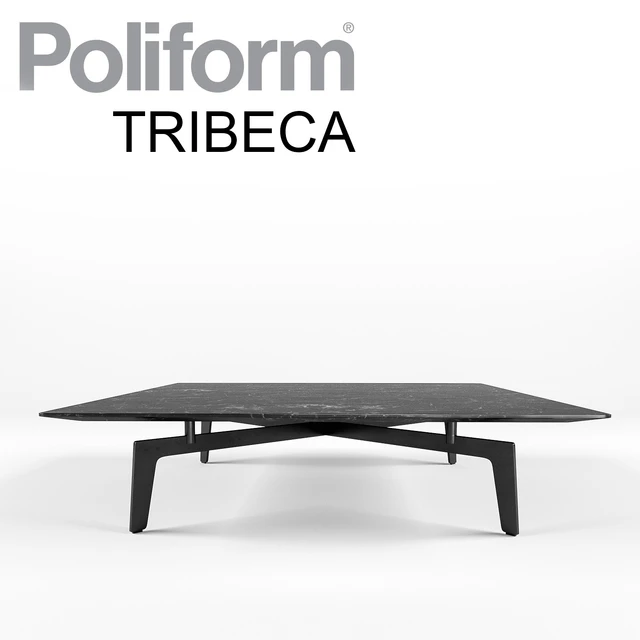 Poliform Tribeca Table Set x 3 — Descargar