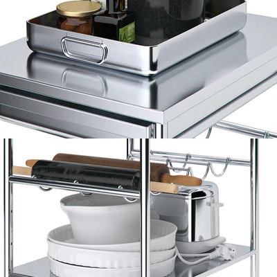 Столик Ikea GRUNDTAL и декор для кухни — Вид 2