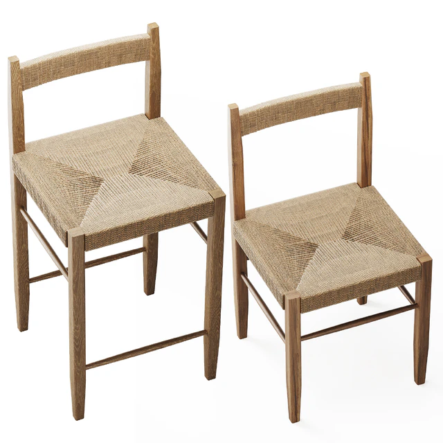 Zara home Ash wood chair and bar stool — Descargar