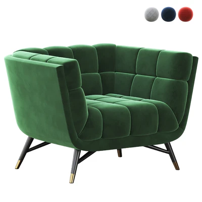 Adept Performance Velvet Armchair — Ver 1