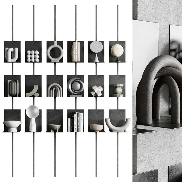 Metal Shelves Decorative With Book - metal Rack — Скачать