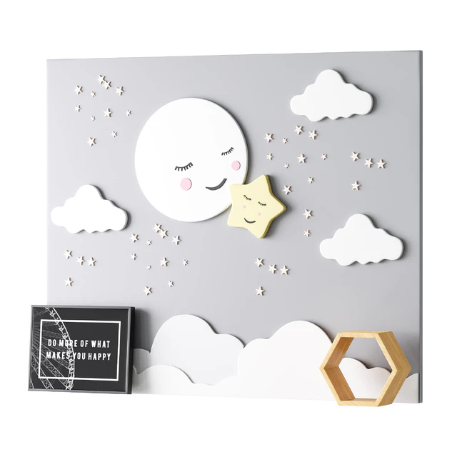 Decorative wall panel for children 02 — Скачать