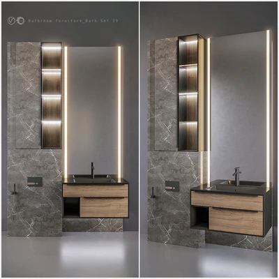 Bathroom furniture Bath Set 29 — Ver 5