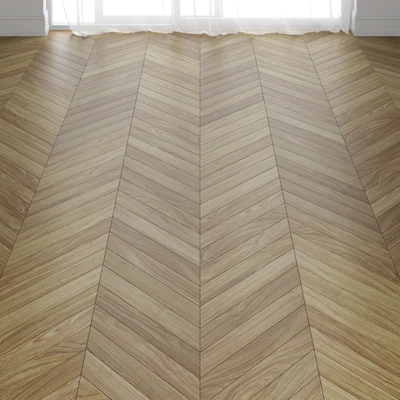 Parquet board from walnut in three types of layout — Ver 1