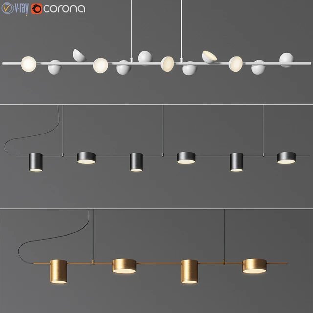 Linear Suspension Chandelier Collection 02 — Descargar