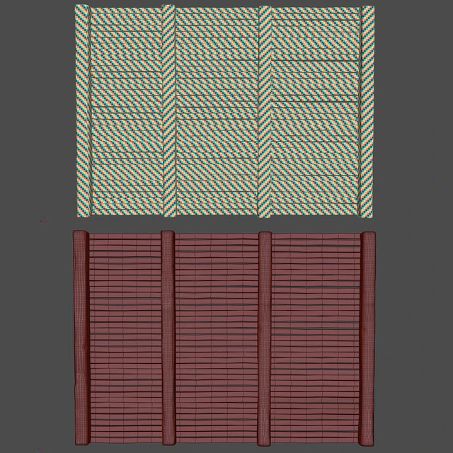 Wooden Ceiling V4 / Straight wooden ceiling — Descargar