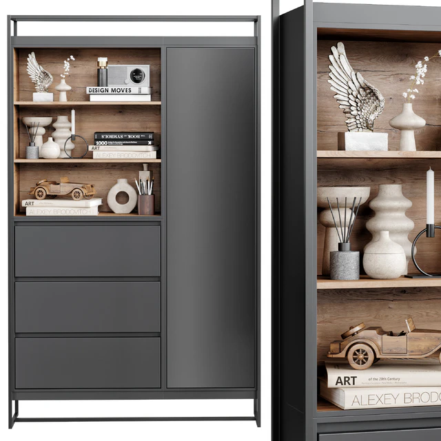 Wardrobe & Display cabinets 04 — Скачать
