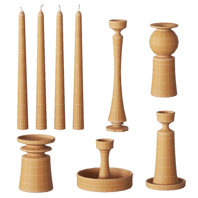 Taper candle holder — Ver 5