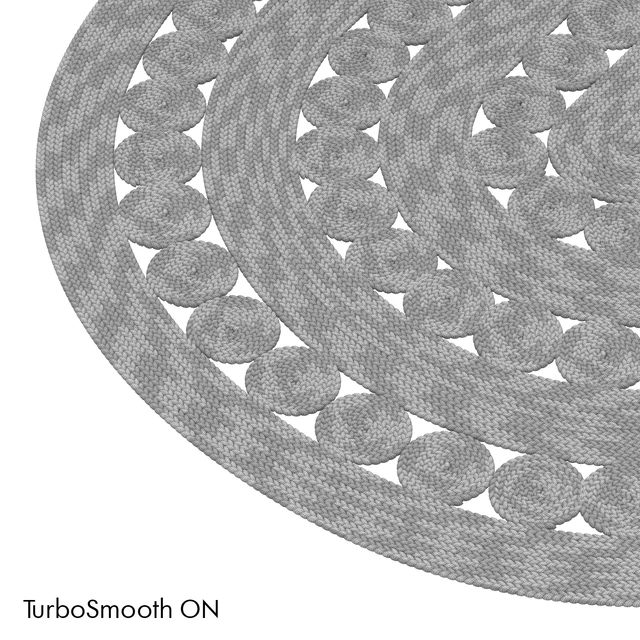 Oval jute carpet AFTAS — Descargar