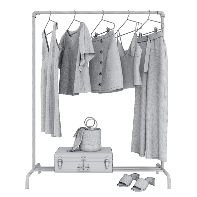 Elegant Woman Clothes Set 04 — Descargar