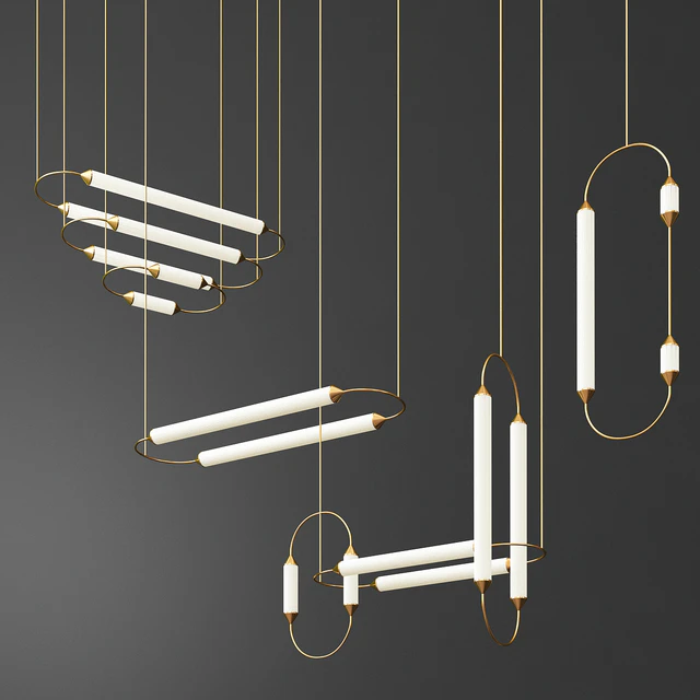 Sculptural Ornamental Lighting from Giopato & Coombes — Скачать