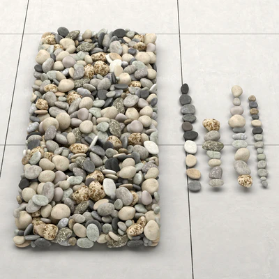 Colored pebbles road — Вид 2