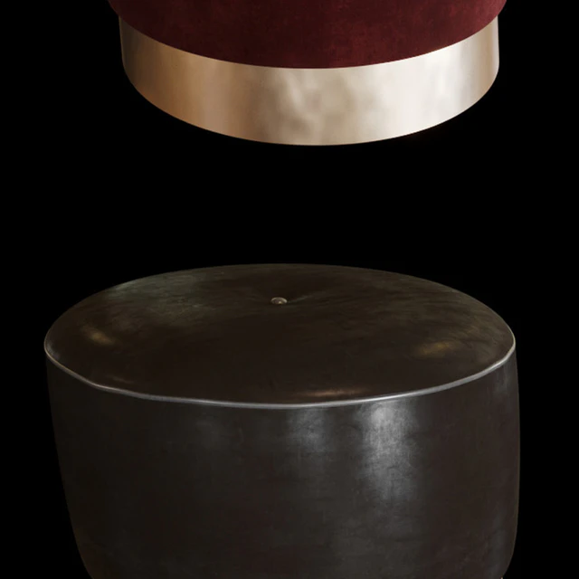 Baxter pouf set — Скачать