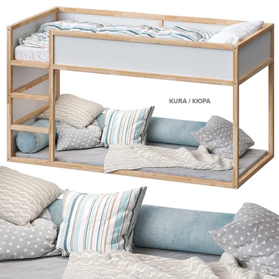 KURA KURA Double bed 2 IKEA — Ver 1