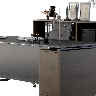 Office Furniture - Manager Set 07 — Вид 4