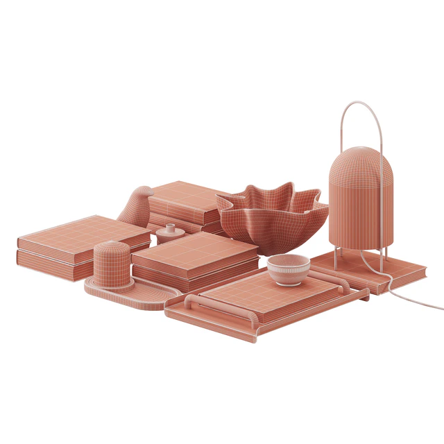 Decorative set with books — Descargar