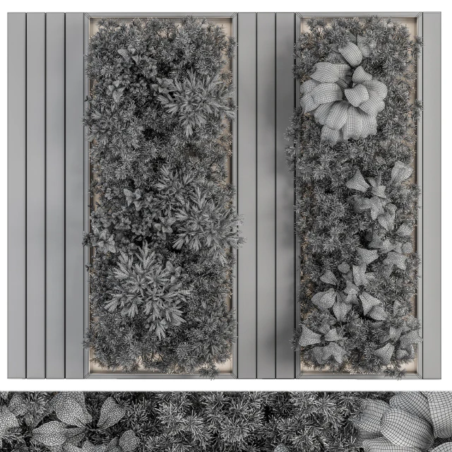 Vertical Garden Black Frame - Wall Decor 38 — Descargar