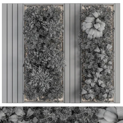 Vertical Garden Black Frame - Wall Decor 38 — Ver 4