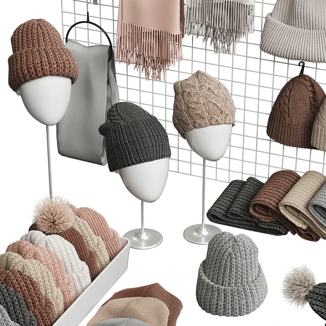 Set of hats and accessories 01 — Descargar