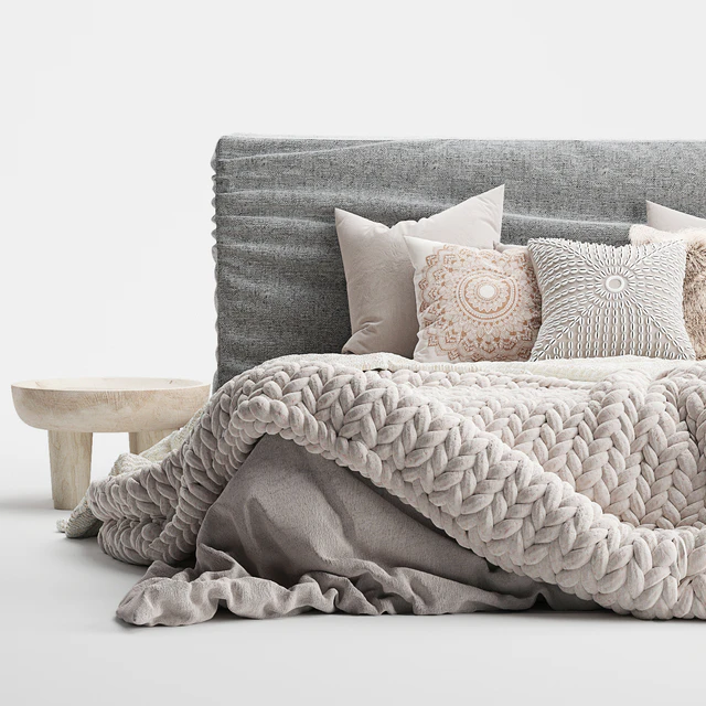 Zulu Upholstered Bed Charcoal — Скачать