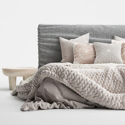 Zulu Upholstered Bed Charcoal — Вид 3