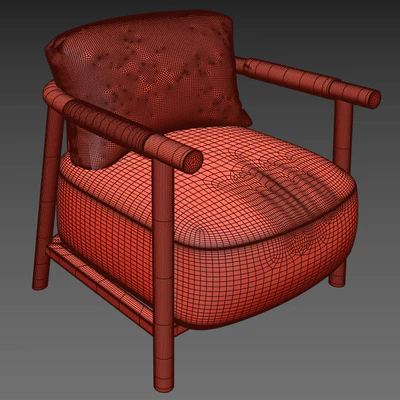 Armchair brown — Ver 2