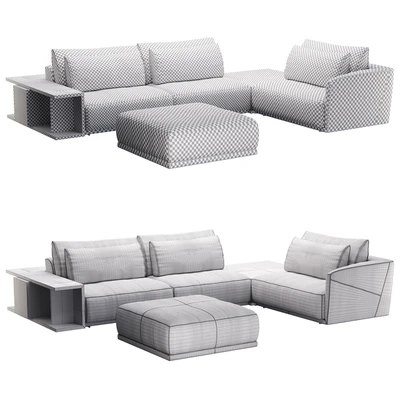 Natuzzi Long Beach Sofa — Ver 3