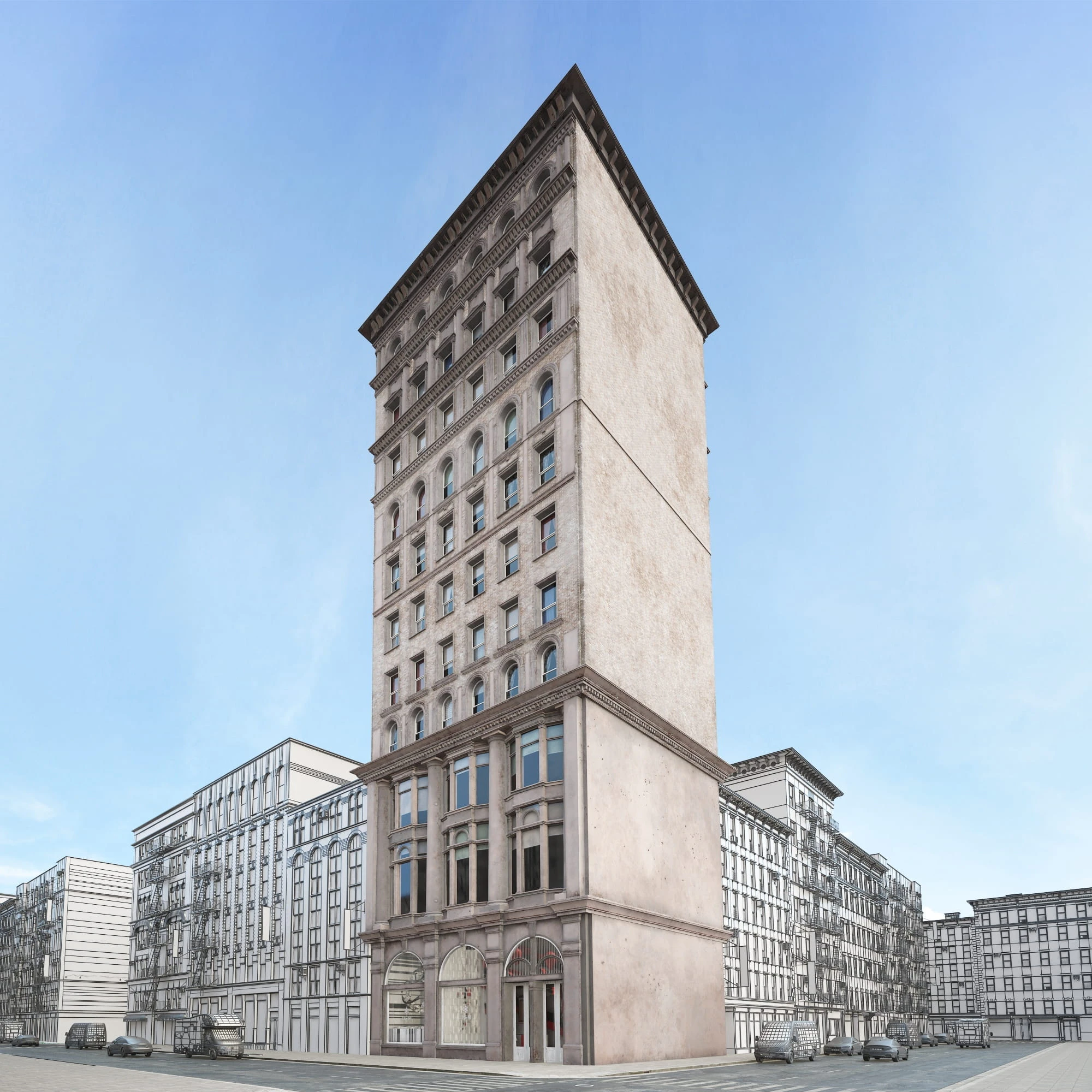 new york style buildings 051 — Descargar