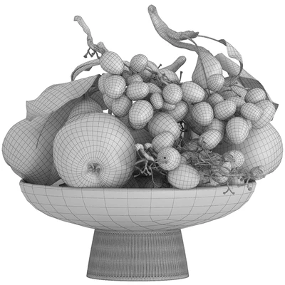 bowl of pearls and grapes — Ver 2