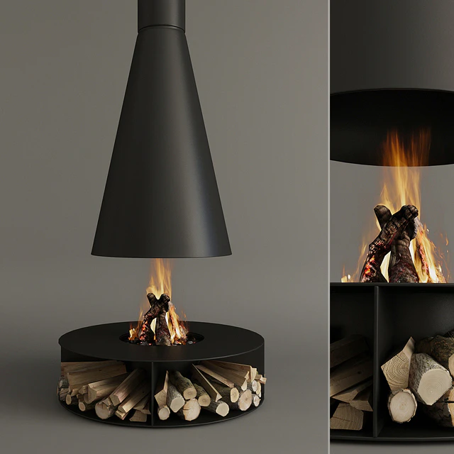 Fireplace Modern 10 — Скачать