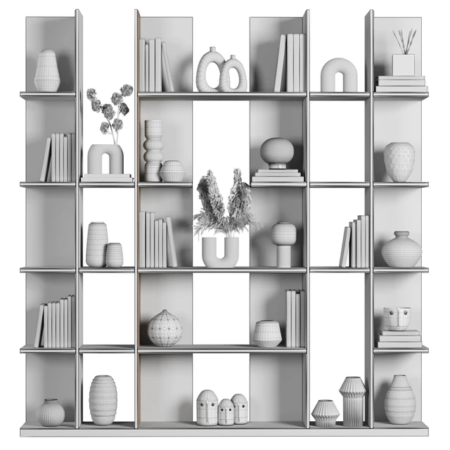 Cabinet with shelves 032 — Descargar