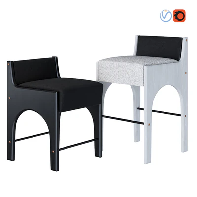 Skylar Morgan Arc Bar Stool — Ver 1