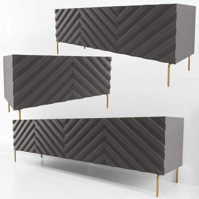 Decorative Chevron Console Anthrazit — Скачать