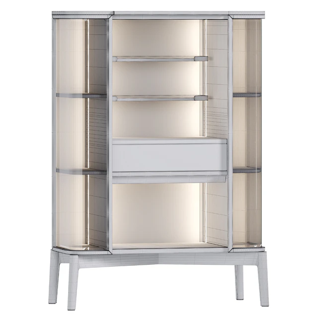 Archiproducts SHIBUSA wood and glass display cabinet — Скачать