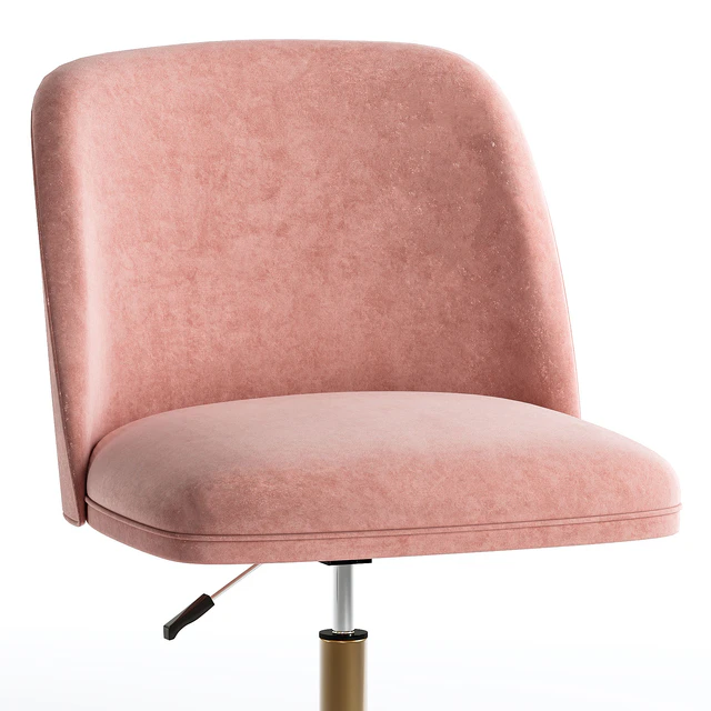 Rh alessa velvet desk chair - antiqud brass — Descargar