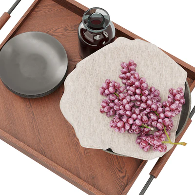 Decorative set with grapes — Ver 3