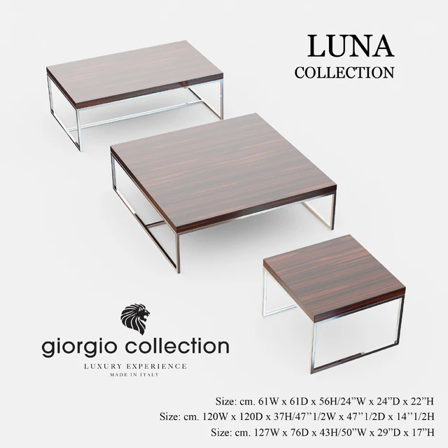 Set coffee tables Giorgio collectio, collection Luna — Descargar
