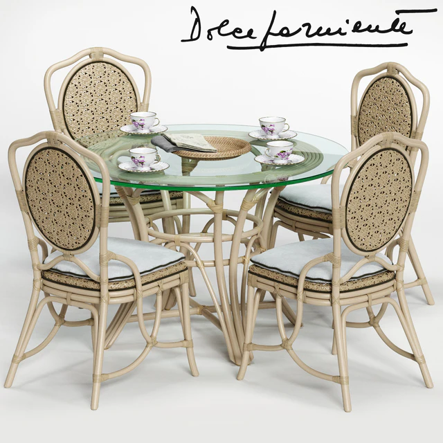 Dolcefarniente DAISY Chair and IRENE Table — Descargar