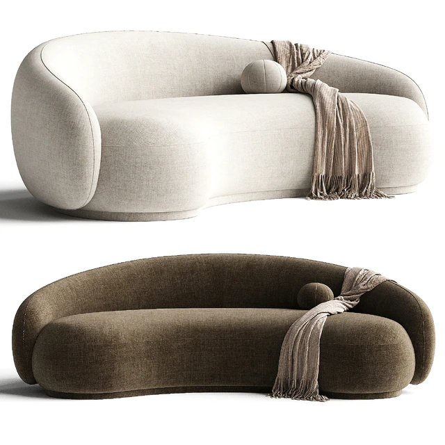 Kendall Sofa Blush — Скачать