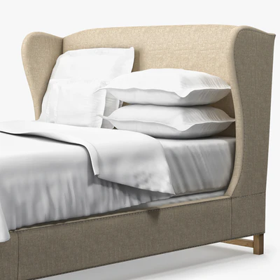 Restoration Hardware FRENCH WING UPHOLSTERED BED WITHOUT FOOTBOARD — Вид 2