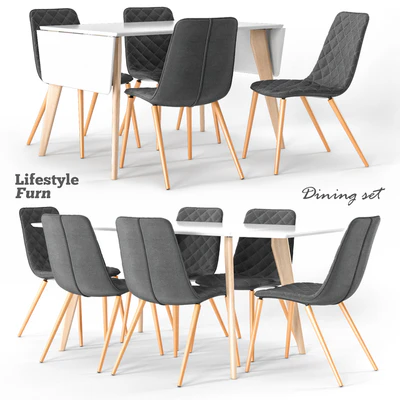 LifestyleFurn dining set — Ver 1