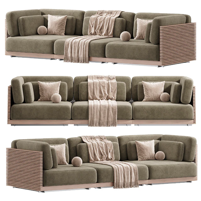 Caicos Sofa 3 — Скачать