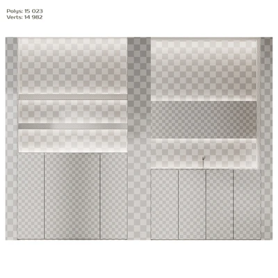 Bathroom furniture with hidden lighting — Ver 4