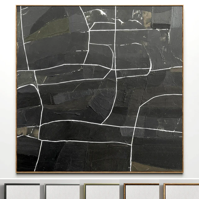 Plaster two square photo frames 19 — Descargar