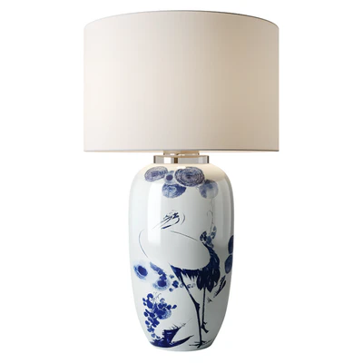 Chinoiserie Ceramic Table Lamp — Ver 1