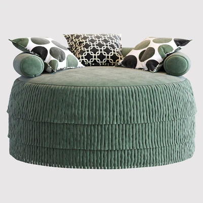21st Century Beth Armchairl Cotton Velvet — Ver 3