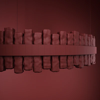 Cattelan italia Phoenix Ceiling lamp circle 64cm and 90cm width. — Ver 2